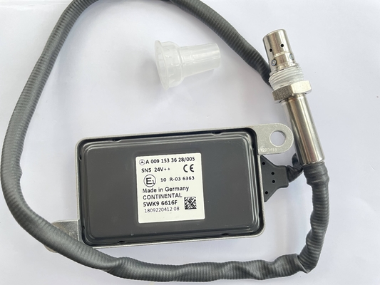 Benz αισθητήρων οξυγόνου αζώτου OE A0091533628 μαύρος αισθητήρας 590MM 5WK96616F NOX